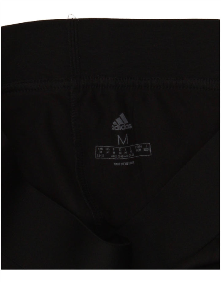 Adidas Womens Leggings UK 12/14 Medium Black