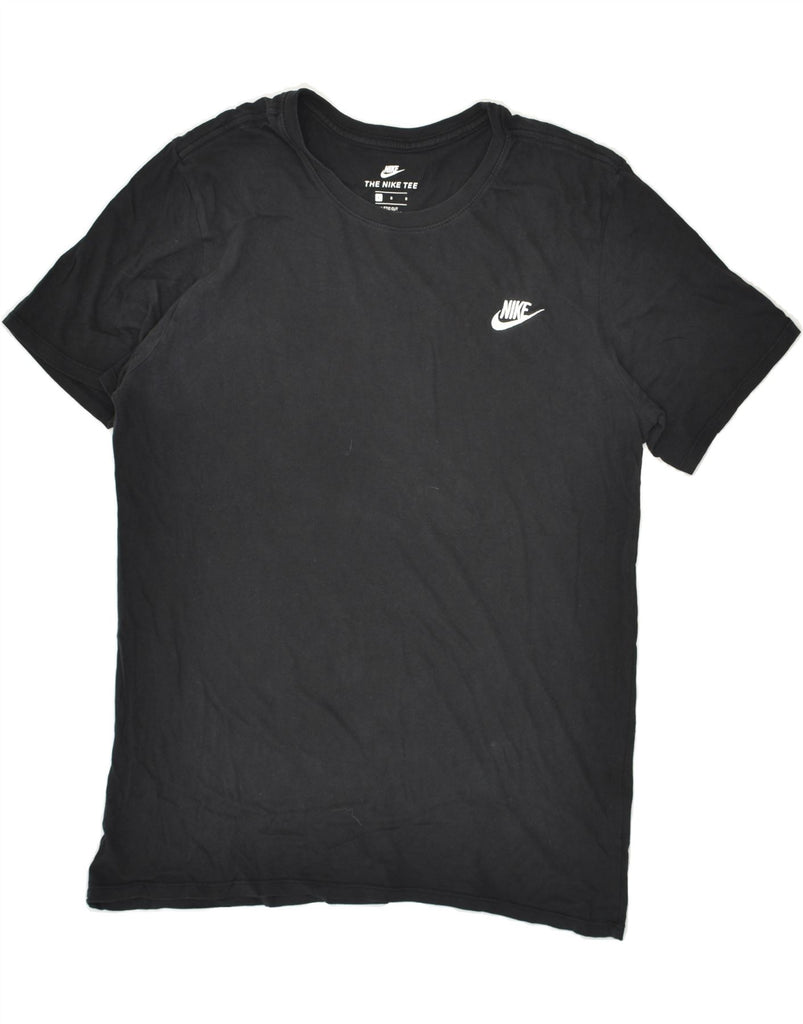 NIKE Mens T-Shirt Large Black Cotton | Vintage Nike | Thrift | Second-Hand Nike | Used Clothing | Messina Hembry 