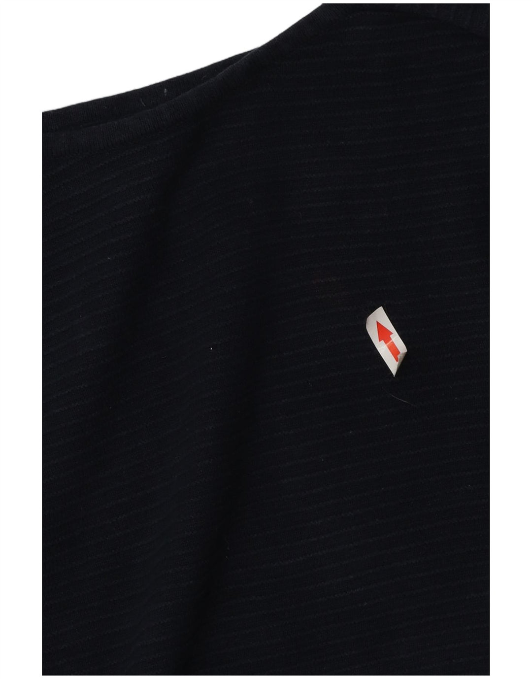 Jack & Jones Mens Top Long Sleeve Medium Navy Blue Pinstripe Cotton