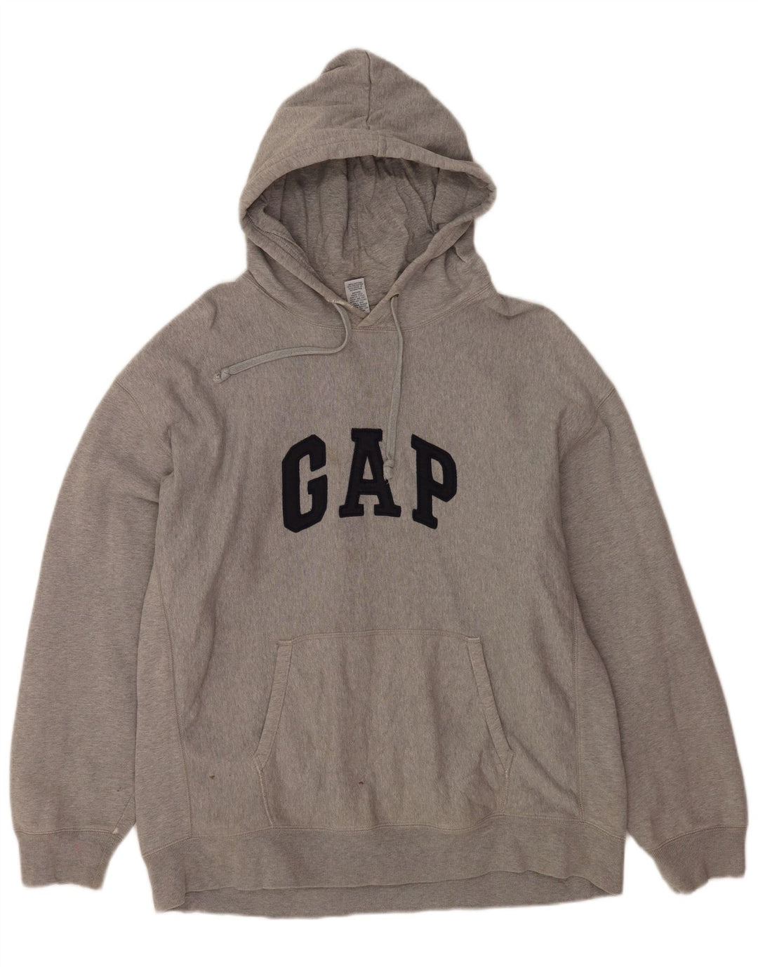 Gap Mens Graphic Hoodie Jumper XL Grey Cotton