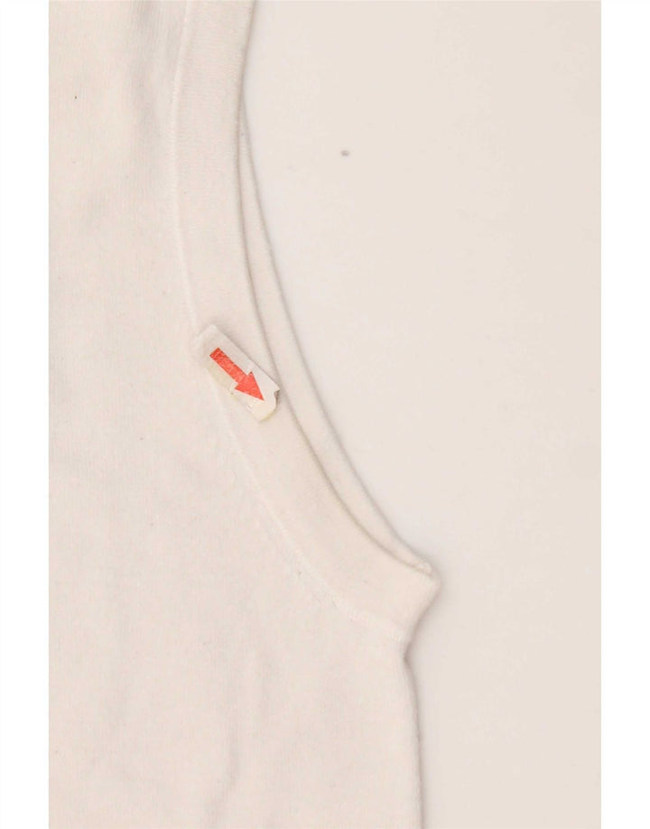 Zara Womens Vest Top UK 12 Medium White