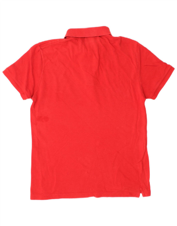 Lacoste Mens Slim Fit Polo Shirt Size 3 Small Red Cotton