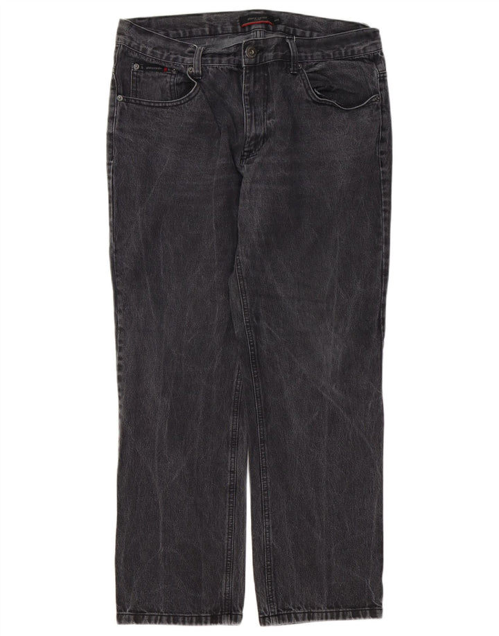 Pierre Cardin Mens Straight Jeans W34 L28 Grey Cotton