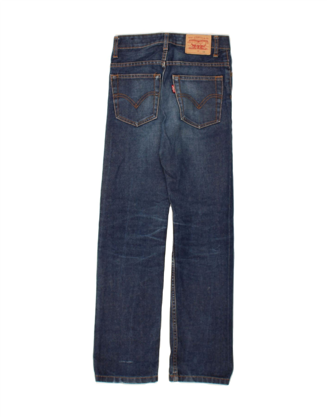 LEVI'S Boys Straight Jeans 9-10 Years W24 L27 Blue Cotton Vintage Levi's and Second-Hand Levi's from Messina Hembry 