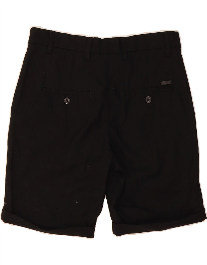 JACK & JONES Mens Regular Fit Chino Shorts Small W30 Black Vintage Jack & Jones and Second-Hand Jack & Jones from Messina Hembry 