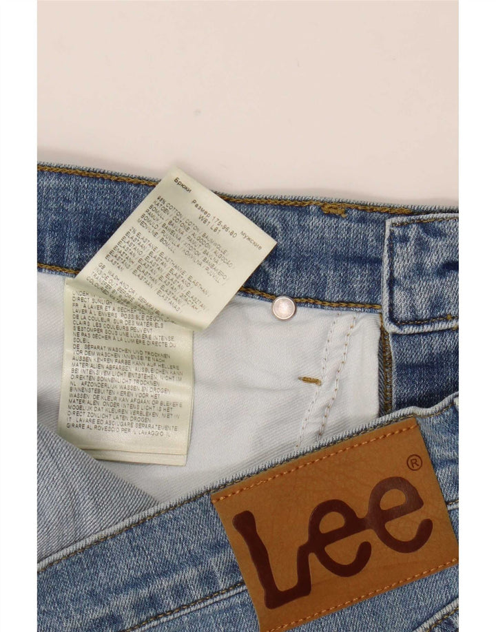 Lee Mens Daren Zip Fly Slim Jeans W32 L32 Blue Cotton