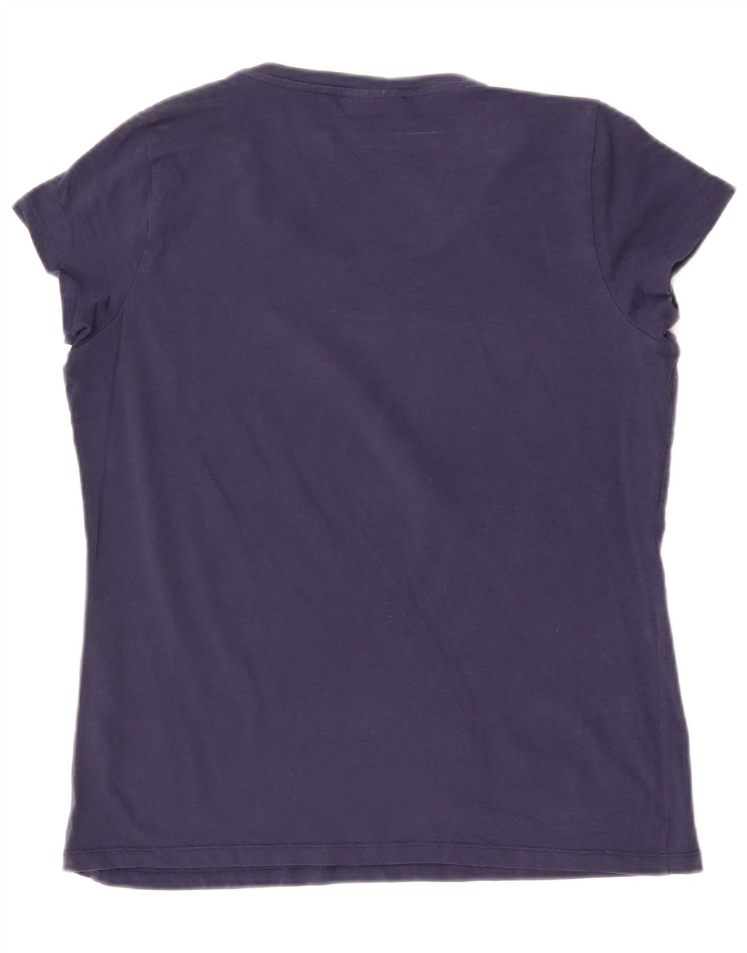 Trussardi Jeans Womens T-Shirt Top UK 14 Medium Navy Blue
