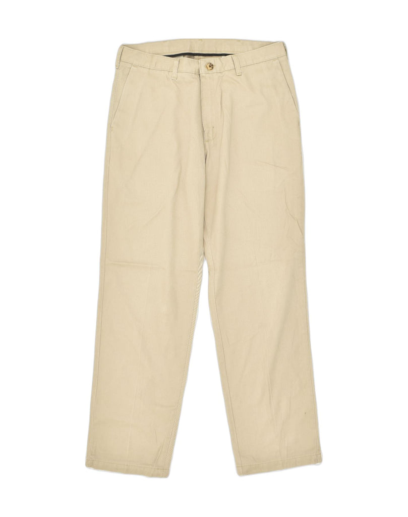 LEE Mens Straight Chino Trousers W34 L32 Beige Cotton | Vintage Lee | Thrift | Second-Hand Lee | Used Clothing | Messina Hembry 