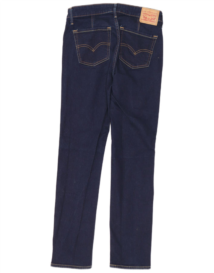 Levi's Womens 712 Slim Jeans W26 L28 Navy Blue Cotton
