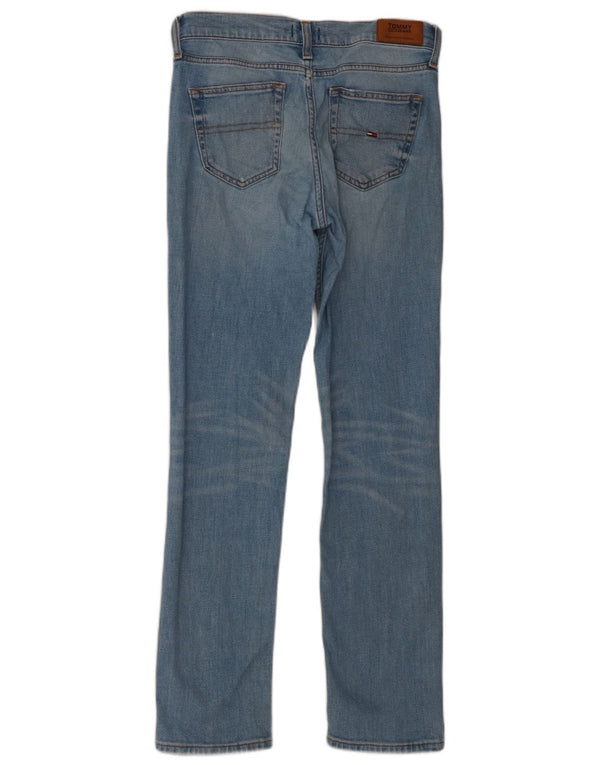Tommy Hilfiger Womens Mid Rise Straight Jeans  W25 L30 Blue Cotton