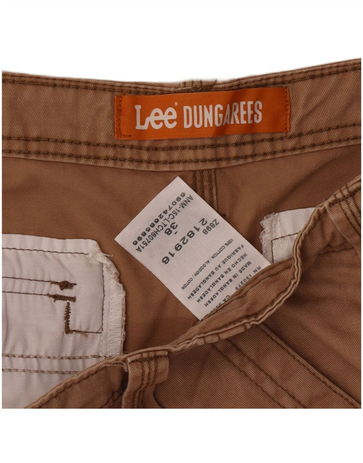 Lee Mens Cargo Shorts W38 XL Beige Cotton