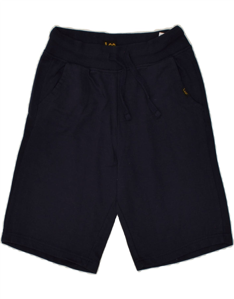 LEE Boys Sport Shorts 14-15 Years Large  Navy Blue Cotton | Vintage Lee | Thrift | Second-Hand Lee | Used Clothing | Messina Hembry 