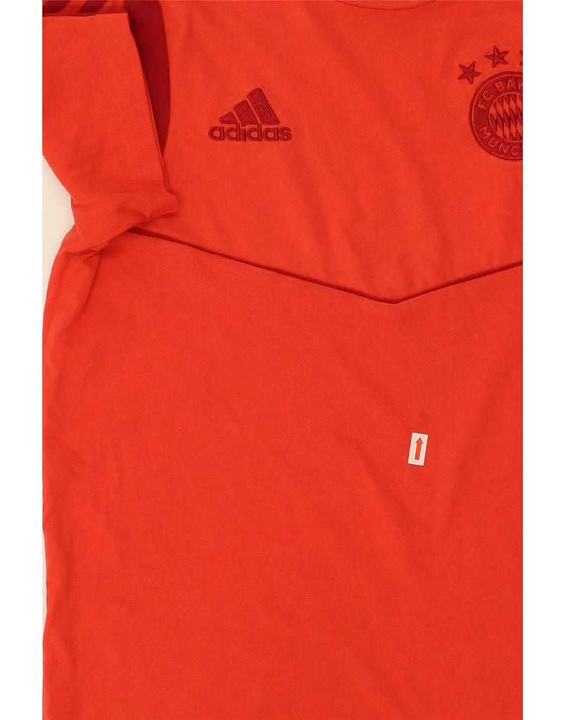 ADIDAS Boys FC Bayern Munchen T-Shirt Top 13-14 Years Red Cotton | Vintage Adidas | Thrift | Second-Hand Adidas | Used Clothing | Messina Hembry 