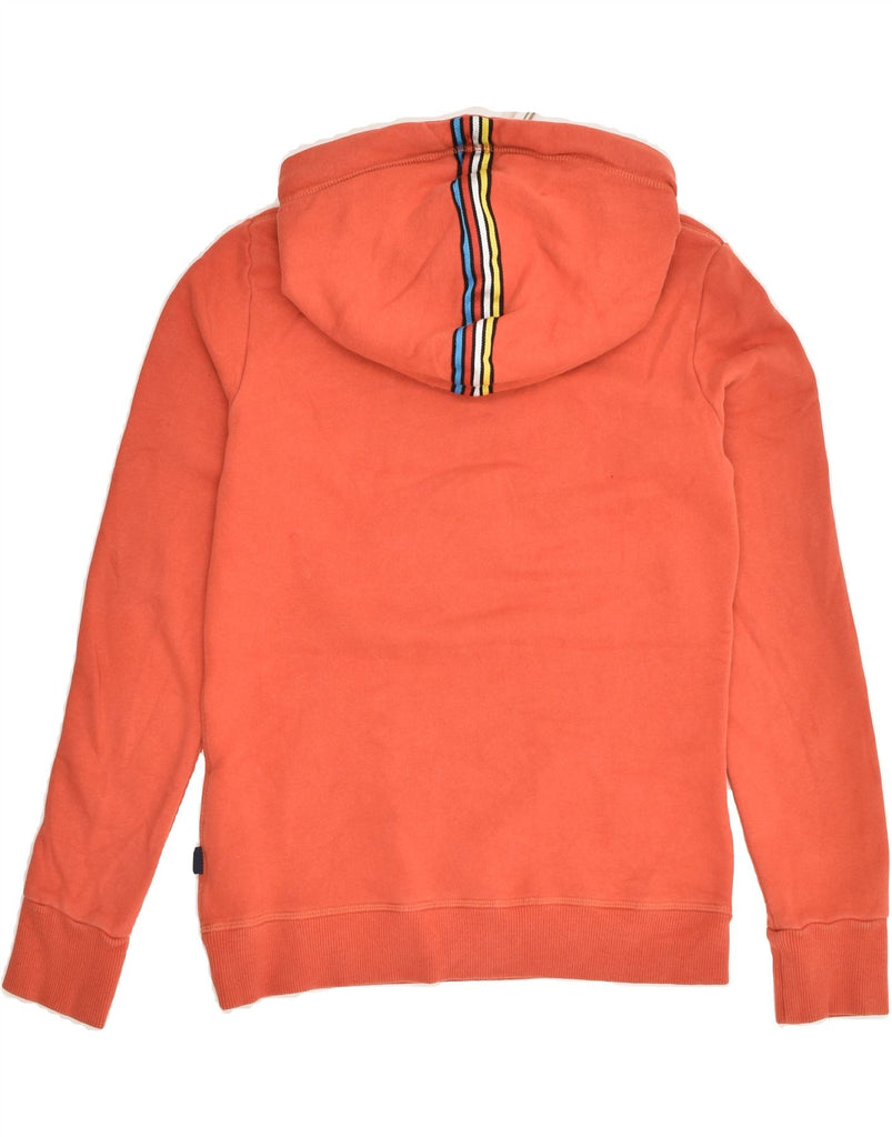 SUPERDRY Womens Graphic Hoodie Jumper UK 8 Small Orange Cotton | Vintage Superdry | Thrift | Second-Hand Superdry | Used Clothing | Messina Hembry 