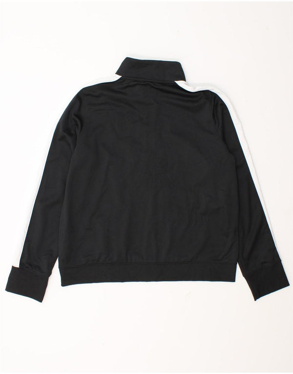 Under Armour Boys Tracksuit Top Jacket 13-14 Years XL Black Colourblock
