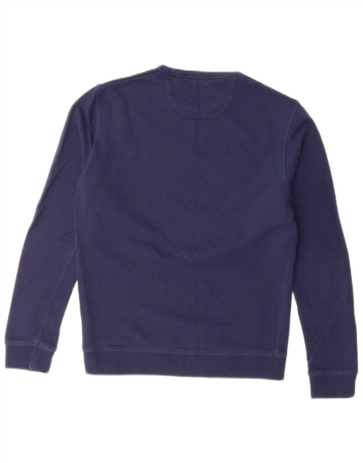 Farah Mens Sweatshirt Jumper Small Navy Blue Cotton