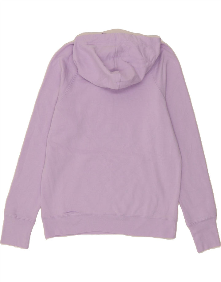 CHAMPION Womens Graphic Hoodie Jumper UK 14 Medium Purple Polyester Vintage Champion and Second-Hand Champion from Messina Hembry 