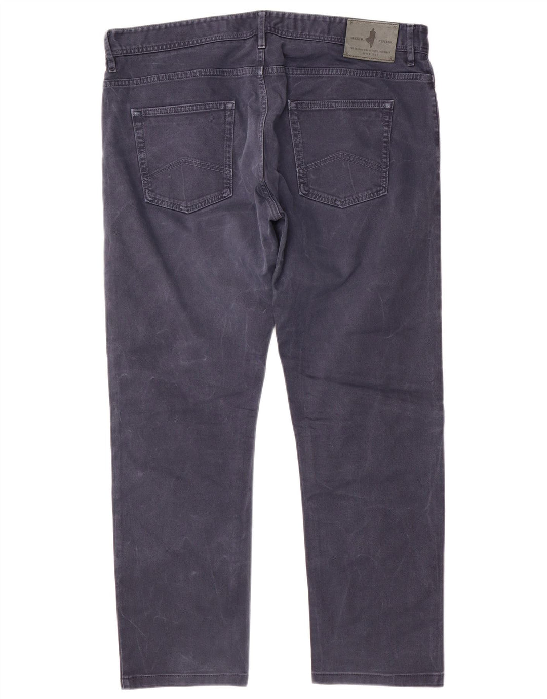 Marlboro Classics Mens Regular Tapered Jeans W38 L30 Navy Blue Cotton
