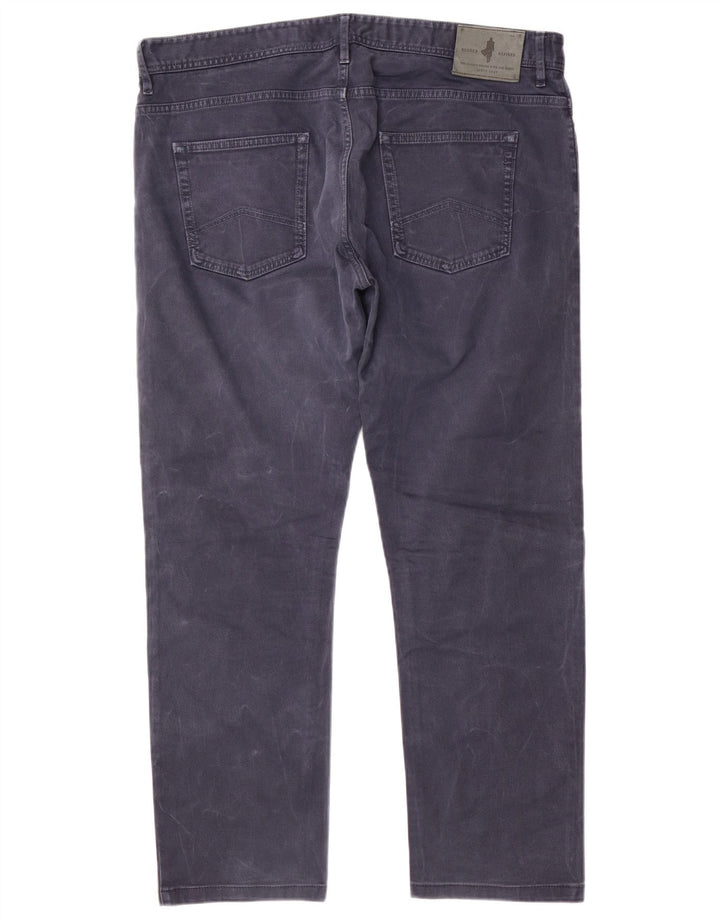 Marlboro Classics Mens Regular Tapered Jeans W38 L30 Navy Blue Cotton
