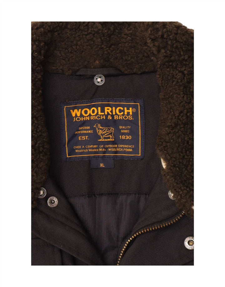 Woolrich Mens Bomber Jacket UK 42 XL Black
