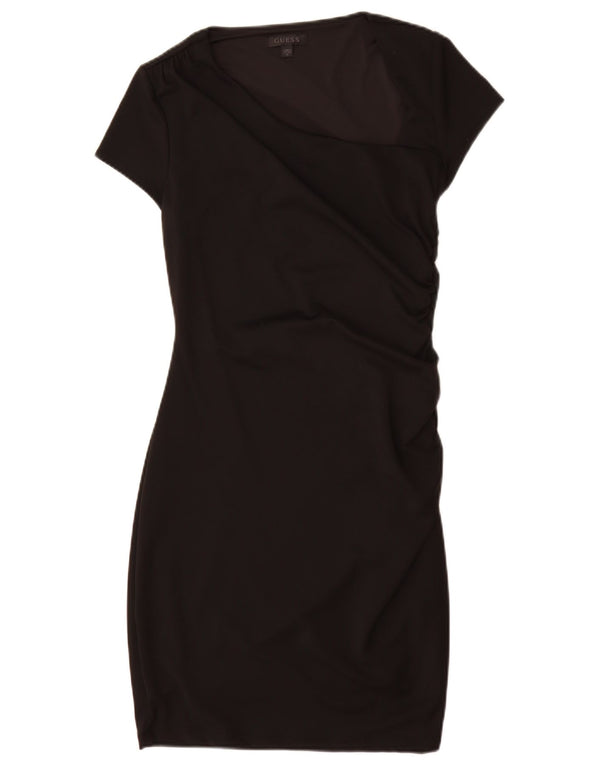 Guess Womens Bodycon Dress UK 12 Medium Black Polyamide
