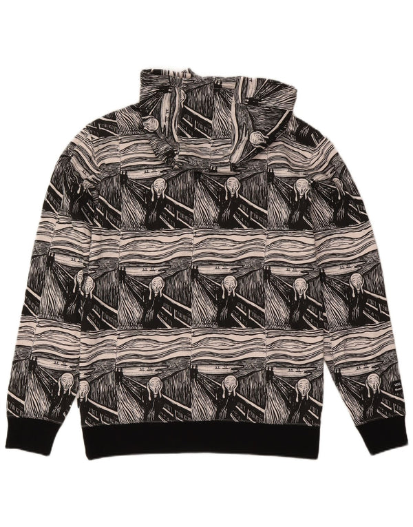 Vans Mens Moma Graphic Hoodie Jumper Small Black Cotton