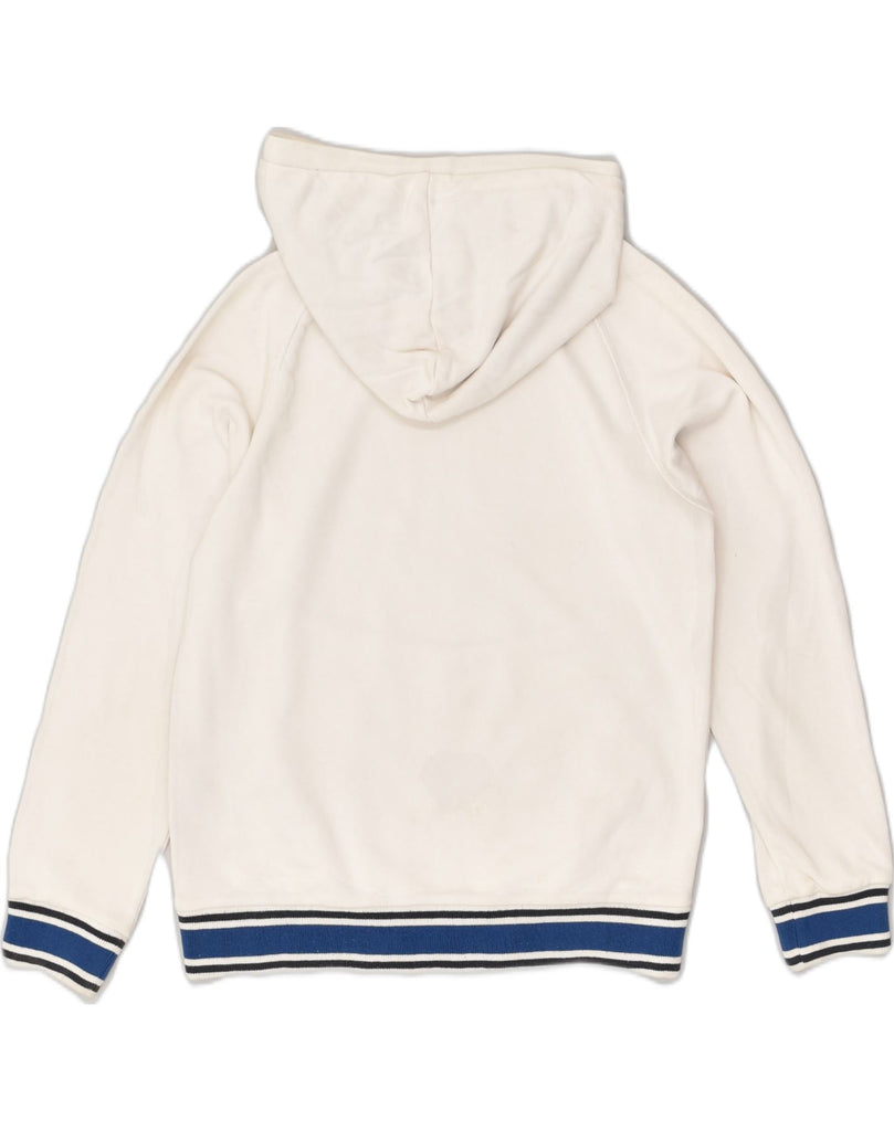 CHAMPION Boys Graphic Hoodie Jumper 9-10 Years Medium  White Cotton | Vintage Champion | Thrift | Second-Hand Champion | Used Clothing | Messina Hembry 