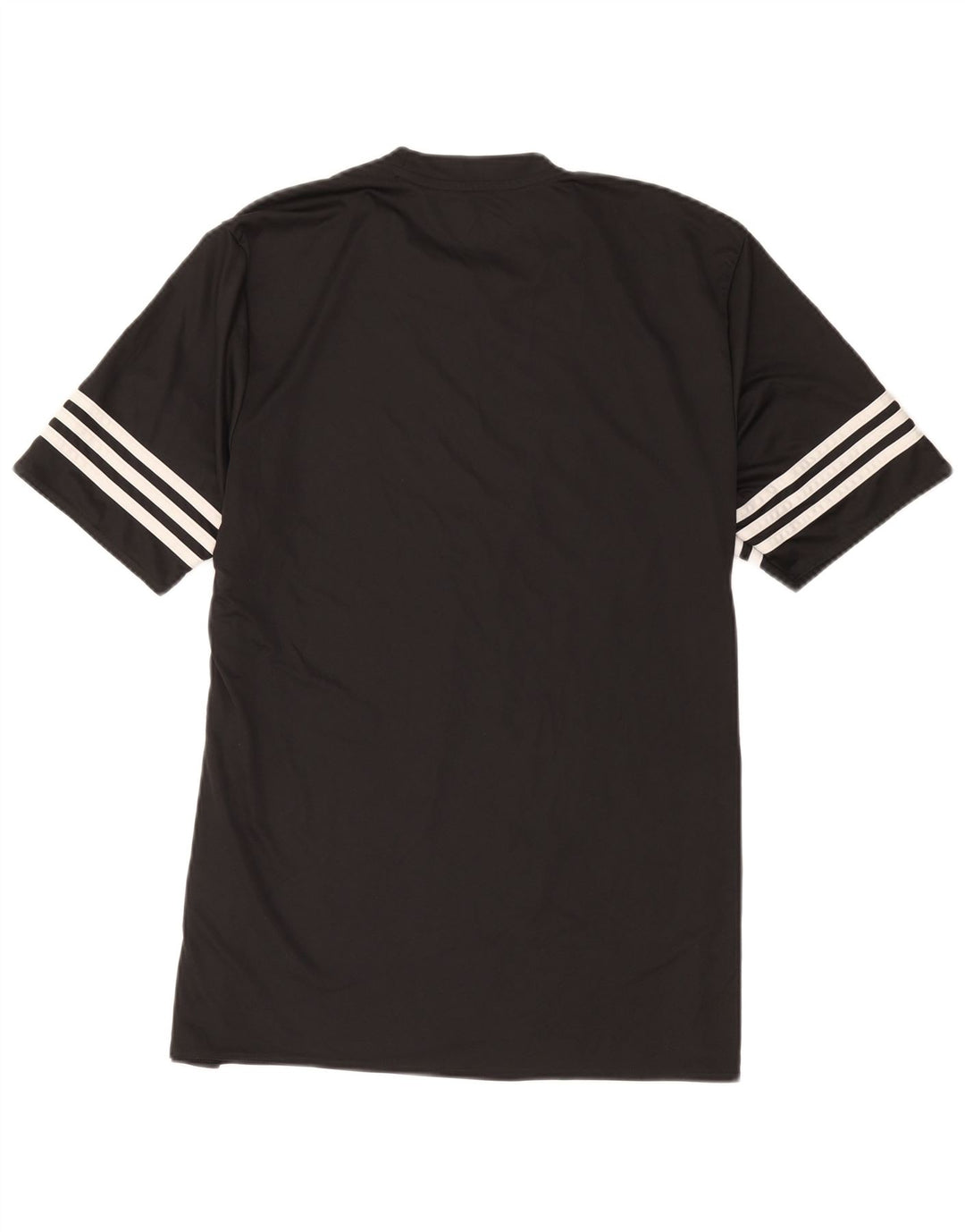 Adidas Mens Climalite T-Shirt Top Large Black Polyester
