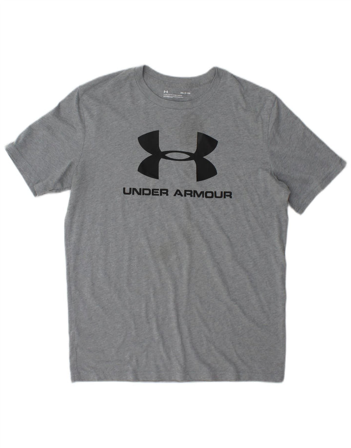 Under Armour Mens Graphic T-Shirt Top Small Grey