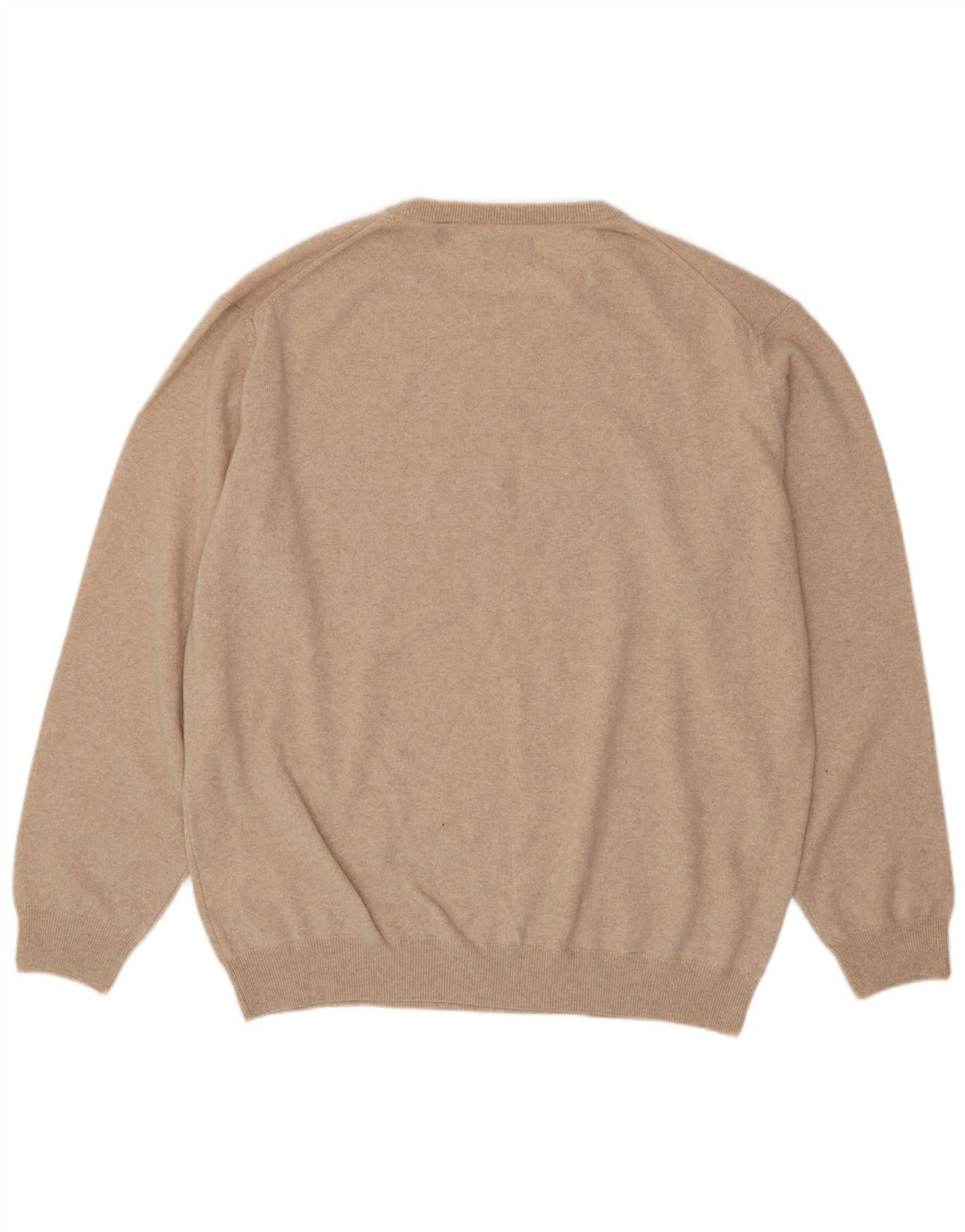 GANT Mens Crew Neck Jumper Sweater 4XL Beige Wool