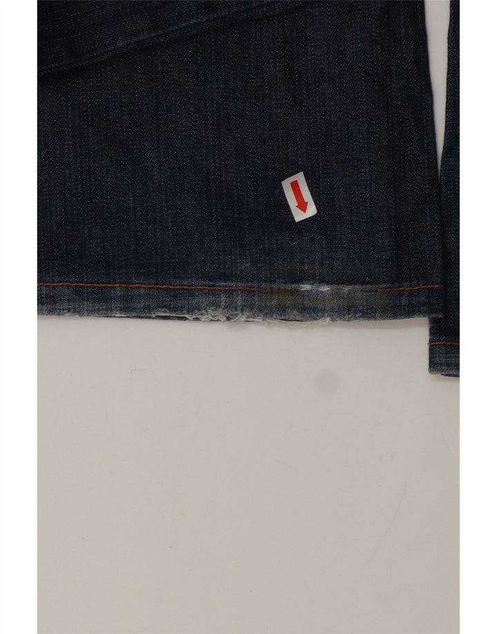 Diesel Womens Bootcut Jeans W32 L34 Blue Cotton