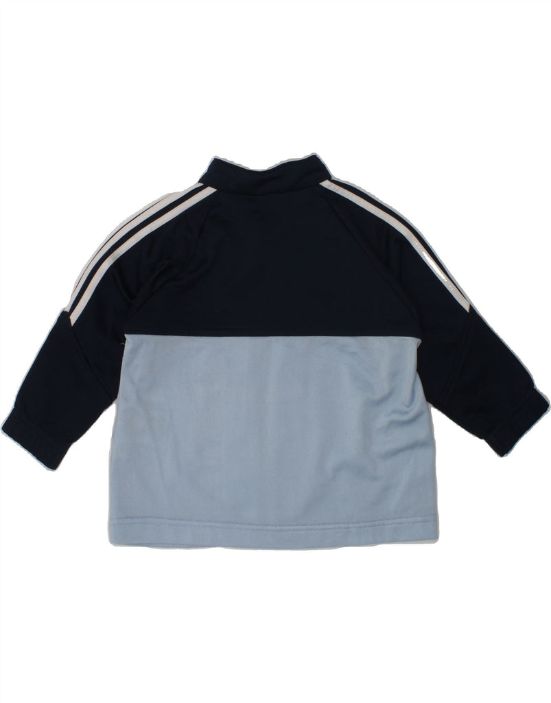 ADIDAS Baby Boys Tracksuit Top Jacket 12-18 Months Blue Colourblock | Vintage Adidas | Thrift | Second-Hand Adidas | Used Clothing | Messina Hembry 