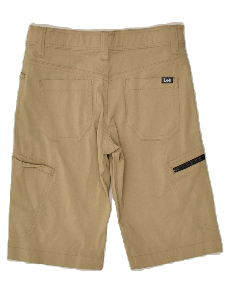 LEE Boys Cargo Shorts 6-7 Years W24 Beige Polyester | Vintage Lee | Thrift | Second-Hand Lee | Used Clothing | Messina Hembry 