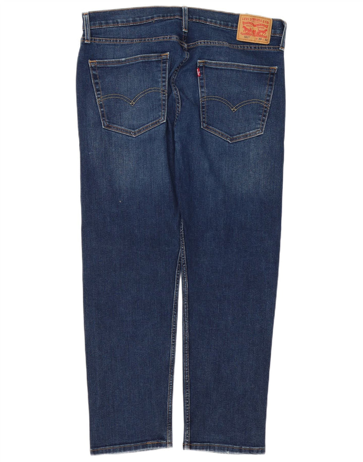 Levi's Mens 502 Regular Tapered Jeans 36 L30 Blue Cotton