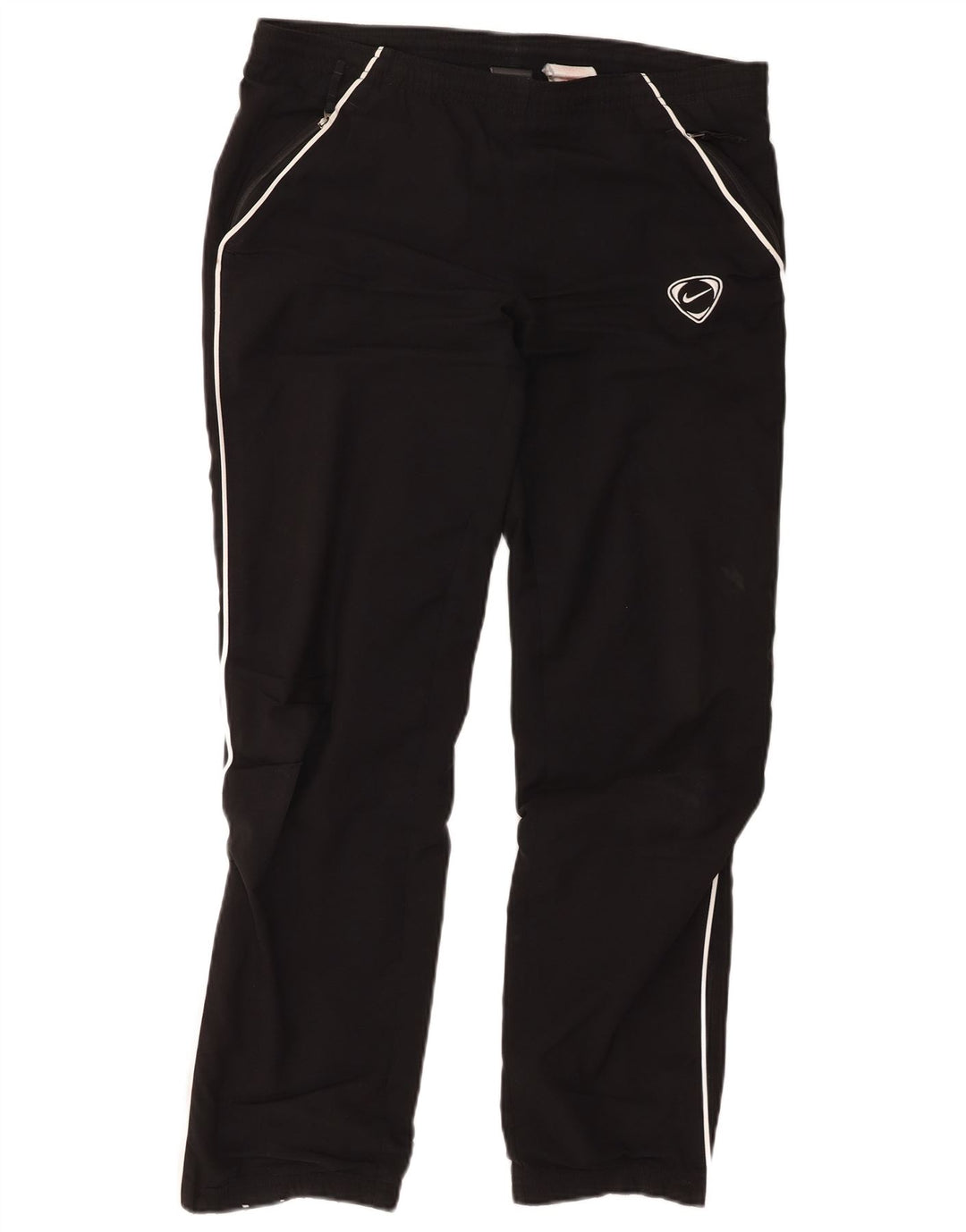Nike Womens Tracksuit Trousers UK 6/8 XS  Black Polyester