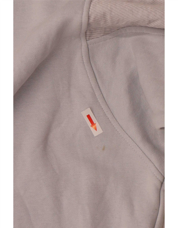 Nike Womens Graphic Sweatshirt Jumper UK 14 Medium Blue Colourblock
