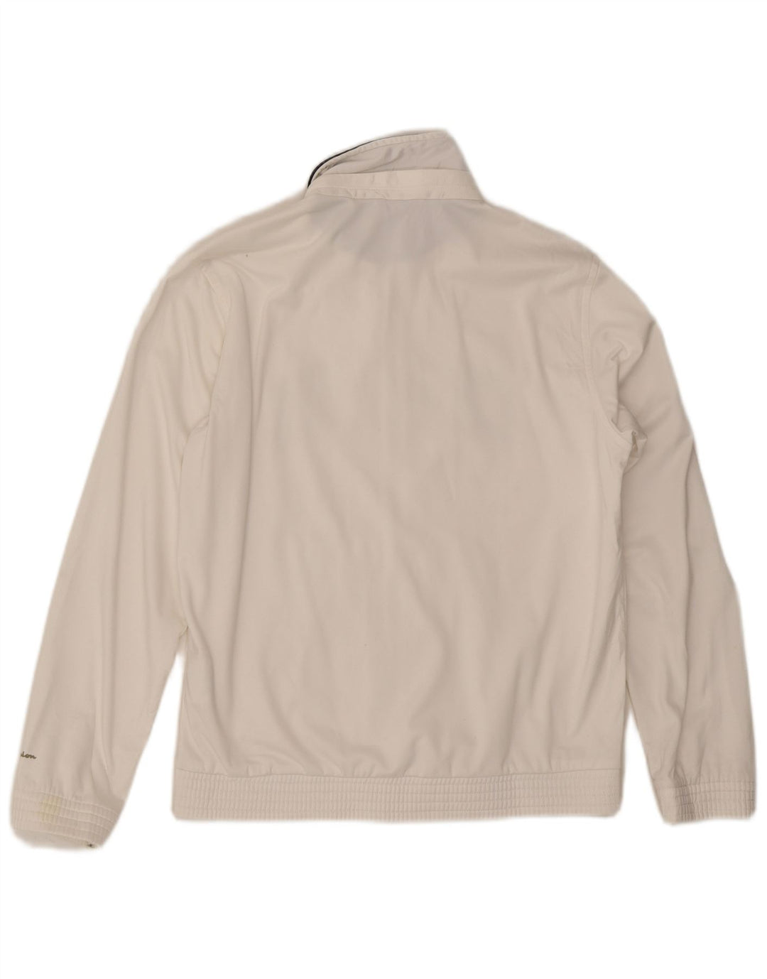 CHAMPION Mens Graphic Tracksuit Top Jacket Medium White Polyester