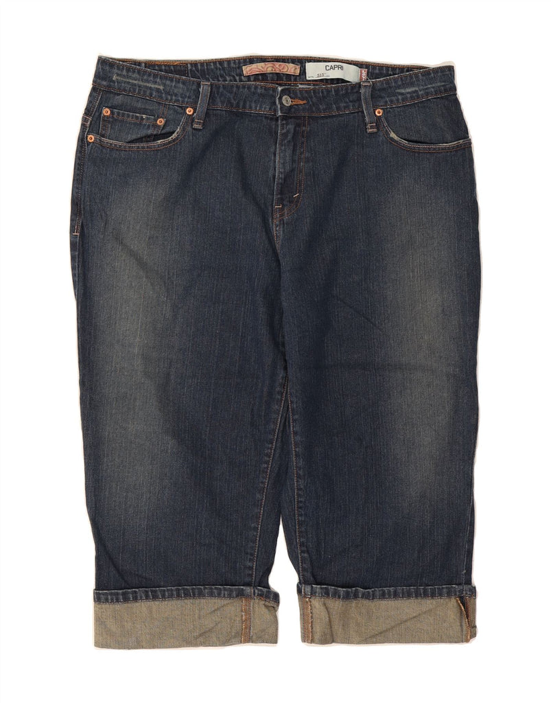 LEVI'S Womens 515 Capri Jeans US 20 3XL W40 L19 Blue Cotton Vintage Levi's and Second-Hand Levi's from Messina Hembry 