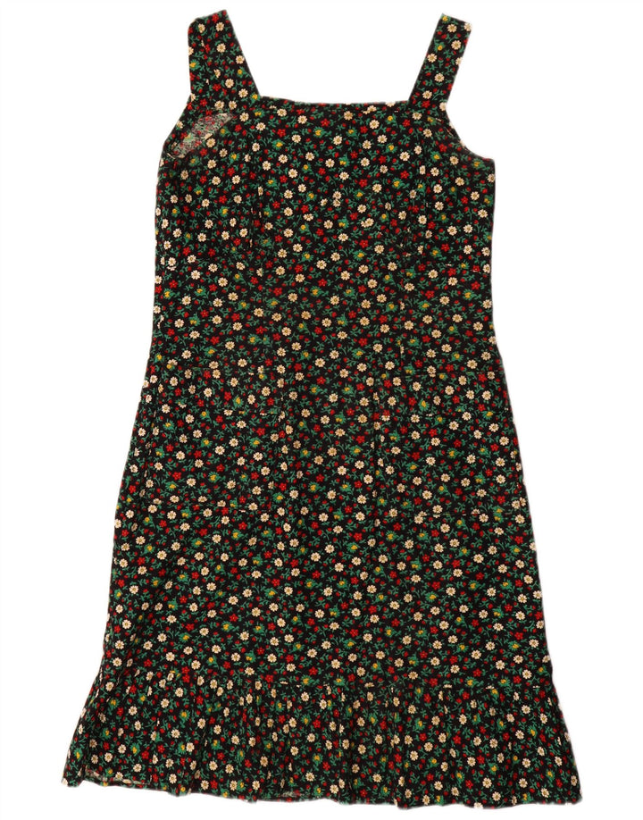 VINTAGE Womens Sundress UK 12 Medium Multicoloured Floral