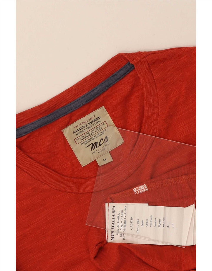 Marlboro Classics Mens Graphic T-Shirt Top Medium Red Cotton