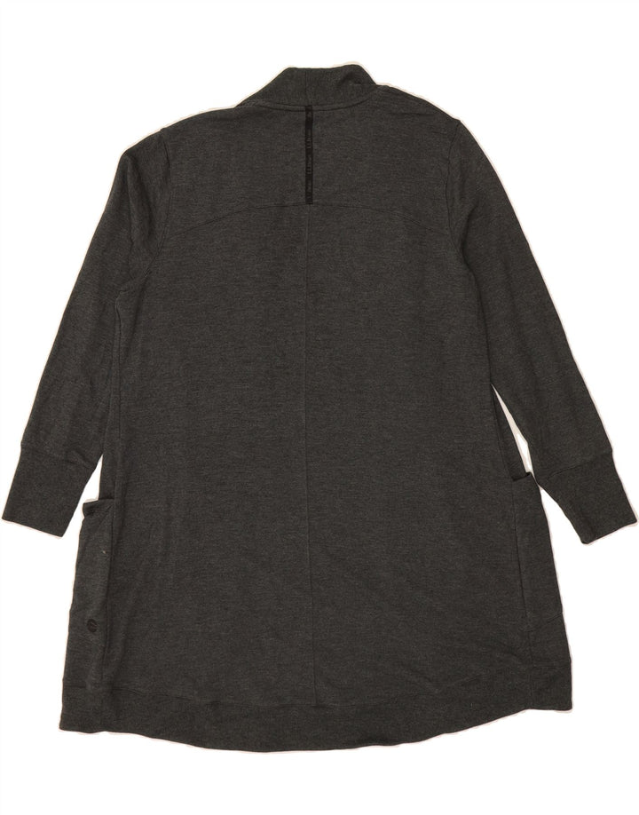 L.L.BEAN Womens Longline Open Cardigan Sweater UK 16 Large Grey Modal Vintage L.L.Bean and Second-Hand L.L.Bean from Messina Hembry 