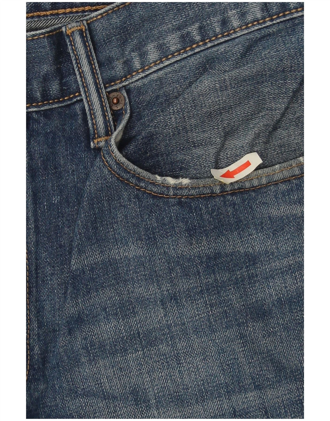 Levi's Mens 508 Regular Tapered Jeans W33 L34 Blue Cotton