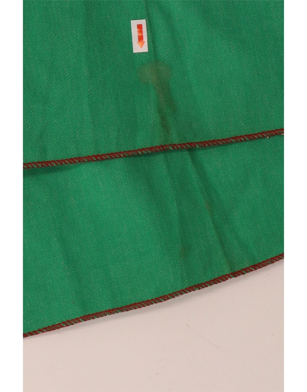 Chic Womens Flare Casual Trousers IT 40 Small W24 L28 Green