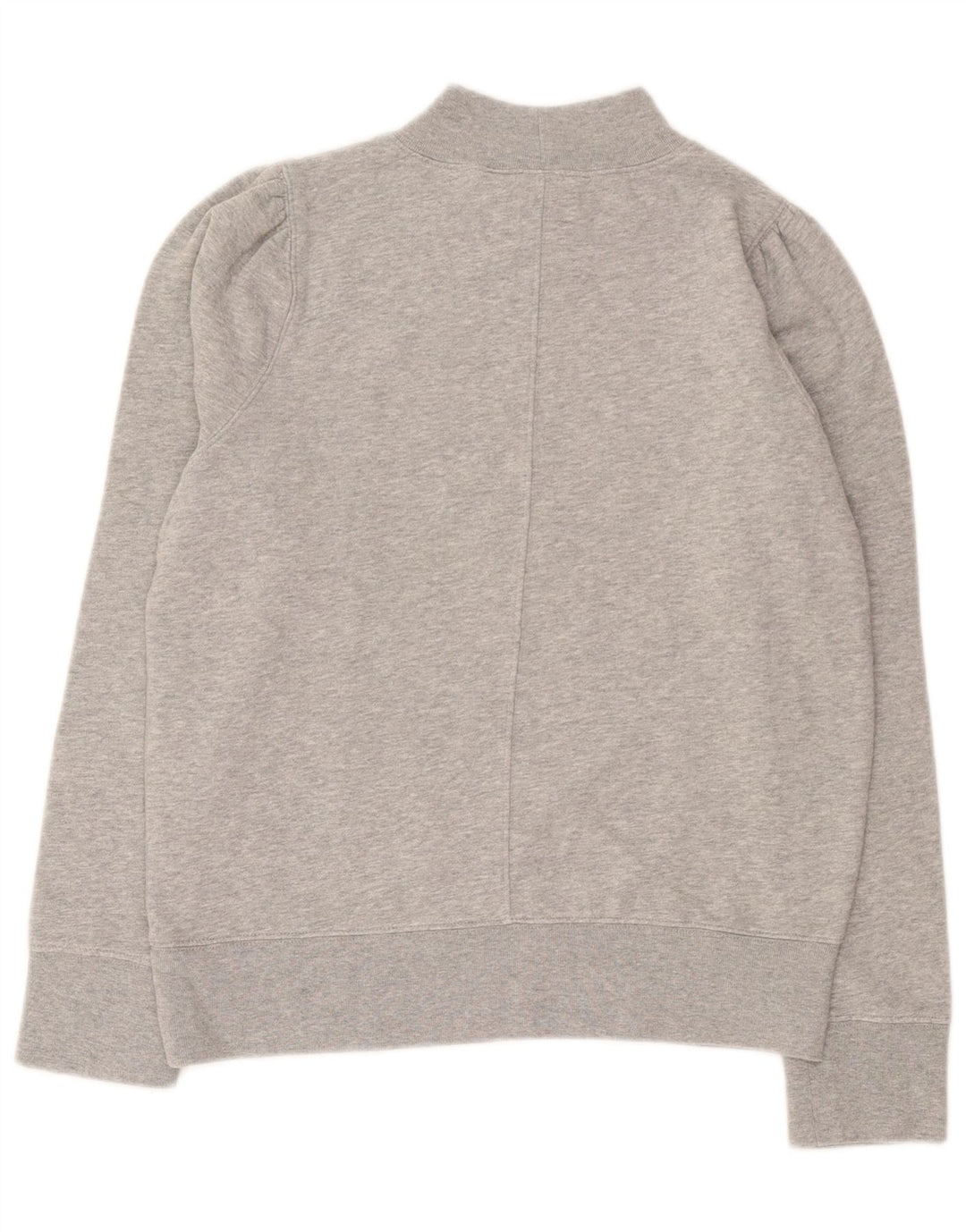 Gap Womens Oversized Sweatshirt Jumper UK 10 Small Grey Flecked Cotton