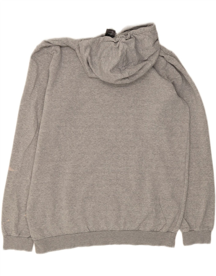 ADIDAS Mens Hoodie Jumper Large Grey Cotton Vintage Adidas and Second-Hand Adidas from Messina Hembry 