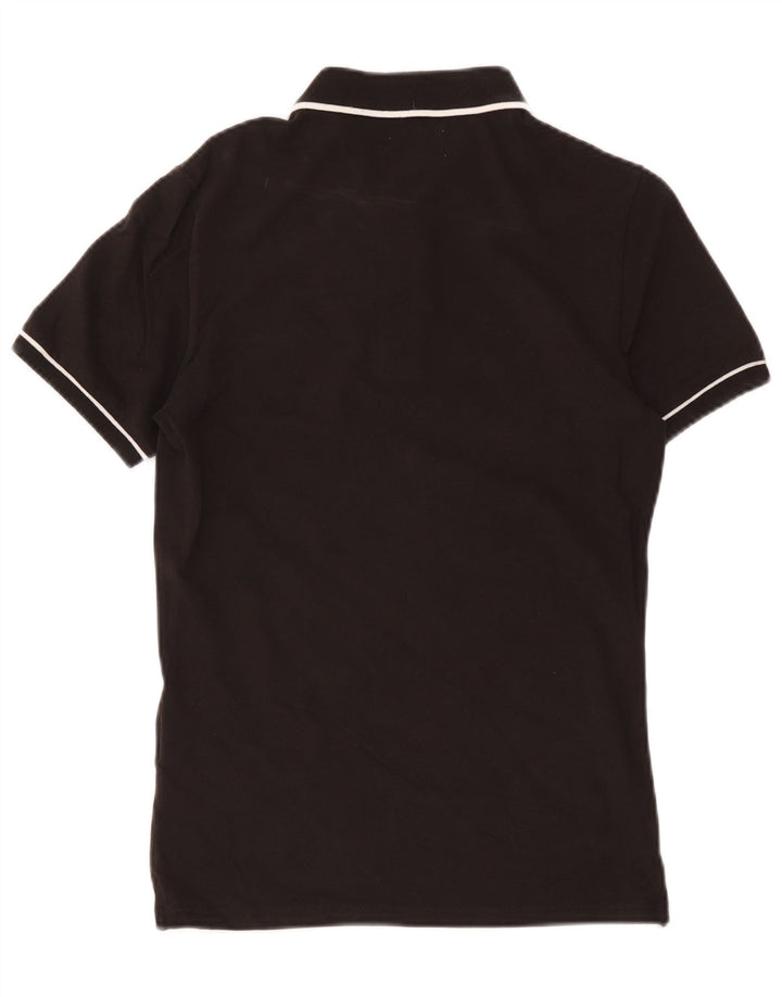 Calvin Klein Jeans Mens Polo Shirt Small Black Cotton