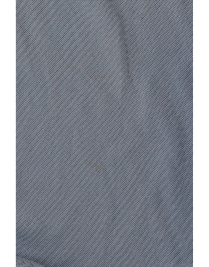PIERRE CARDIN Mens Polo Shirt Medium Blue Cotton