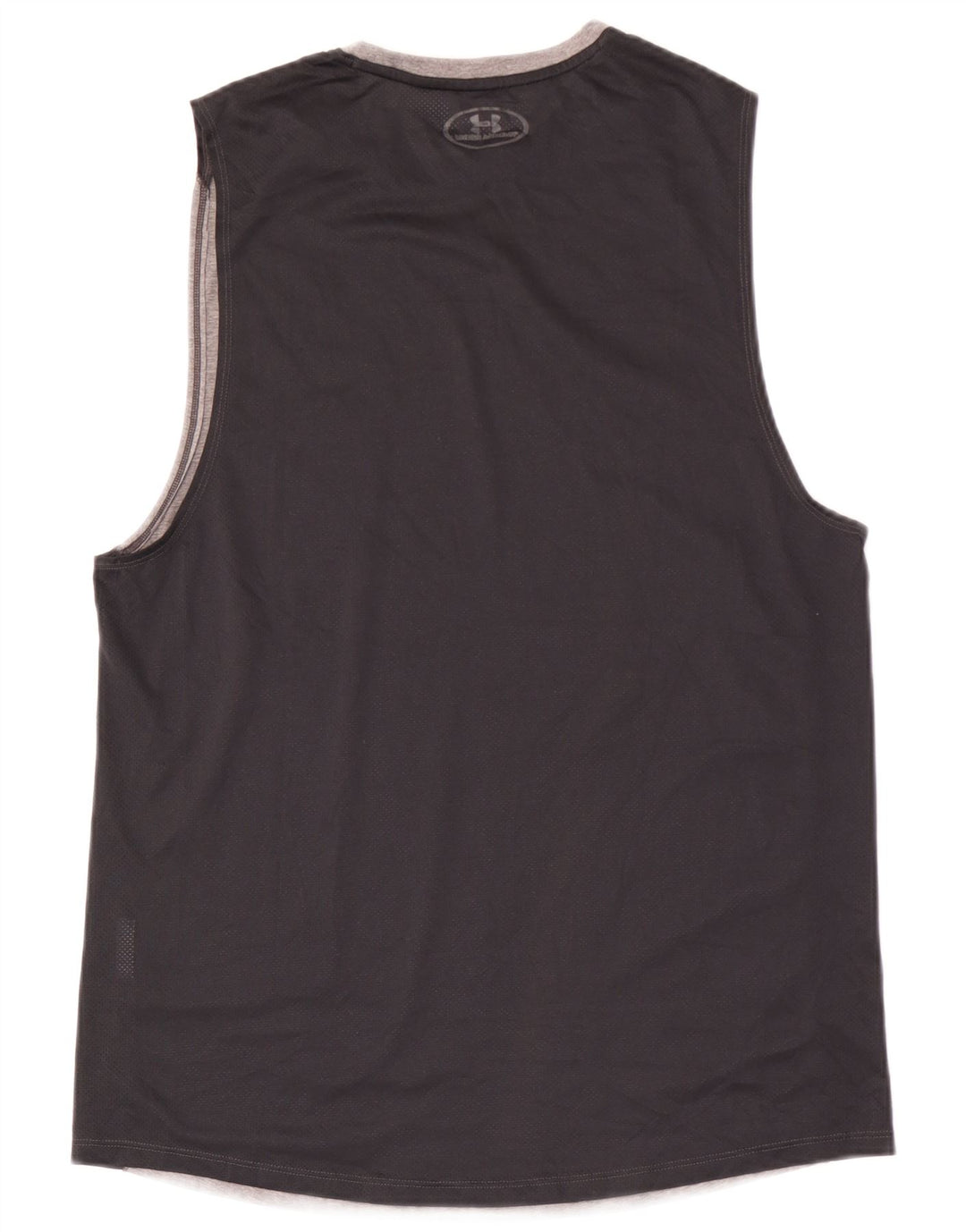 Under Armour Mens Heat Gear Vest Top Large Grey Colourblock