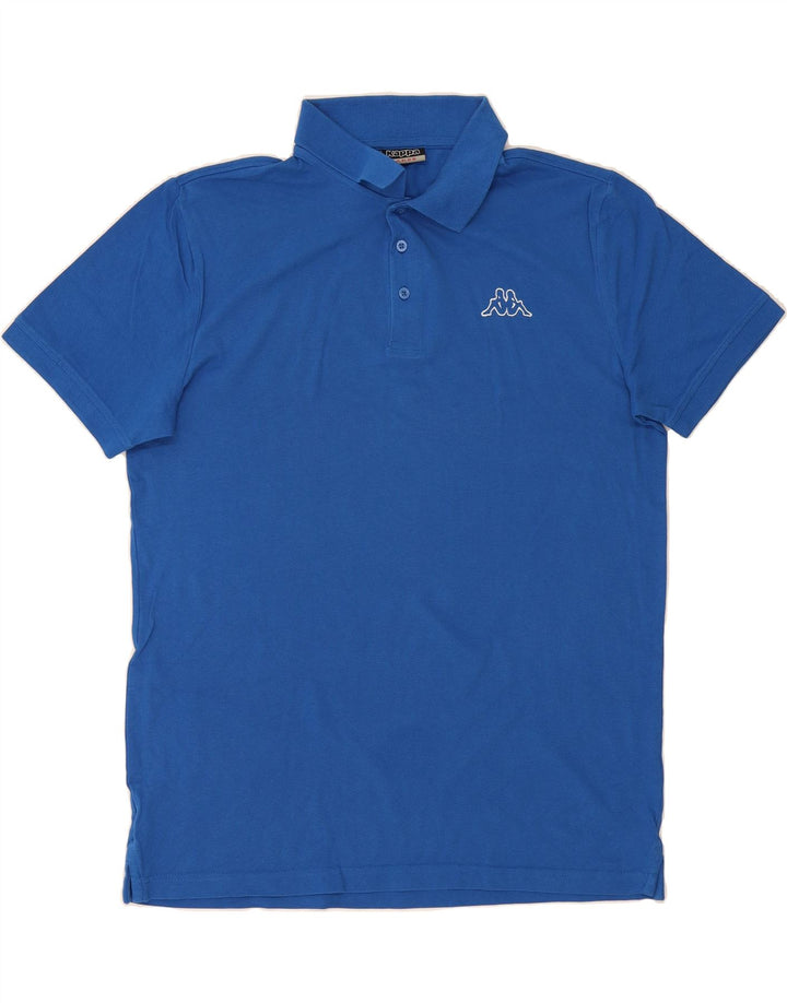 KAPPA Mens Polo Shirt Large Blue Cotton Vintage Kappa and Second-Hand Kappa from Messina Hembry 