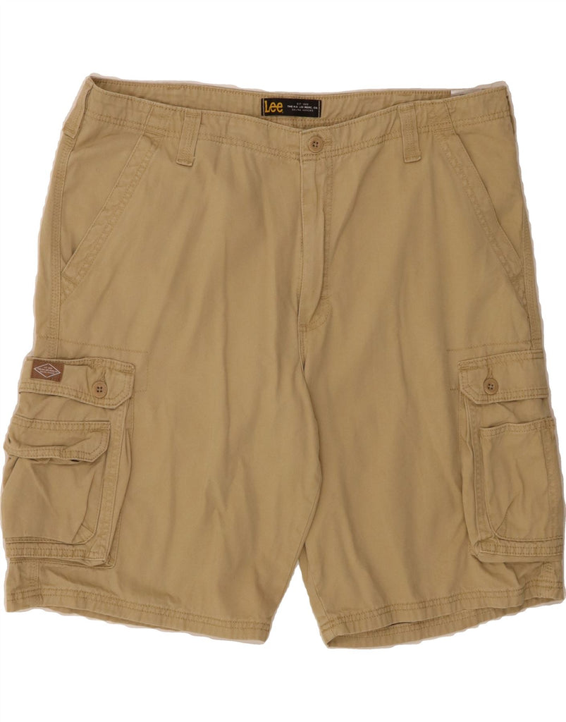 LEE Mens Cargo Shorts W40 XL Beige Cotton Vintage Lee and Second-Hand Lee from Messina Hembry 